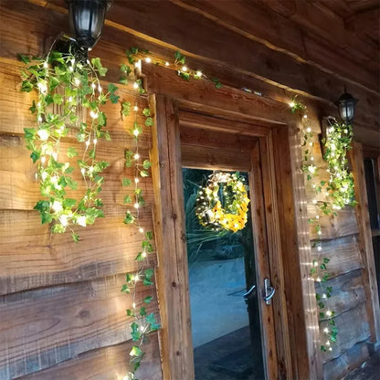 Ivy Trail Fairy Lights | Artificial Vine LED String, 2m
