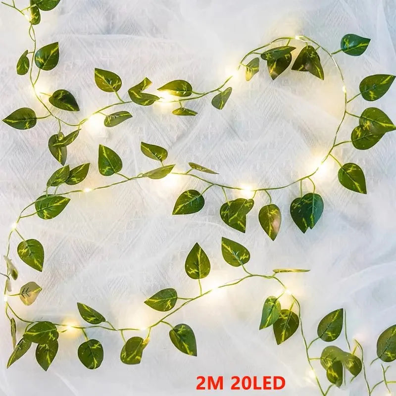 Ivy Trail Fairy Lights | Artificial Vine LED String, 2m