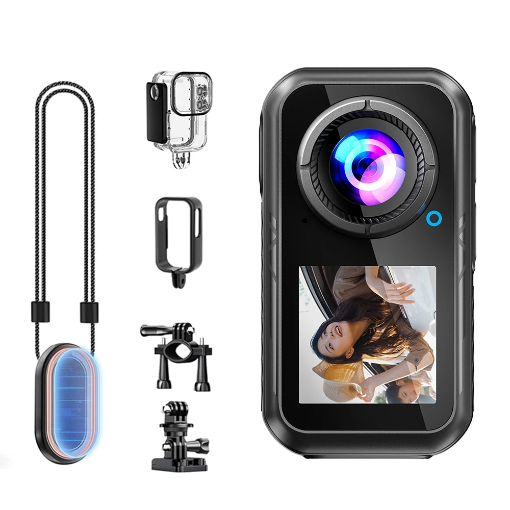 ClipCam 5K Mini Action Camera | Magnetic Thumb Camera with EIS