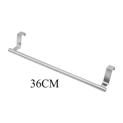 DoorHang Towel Bar | Over-Door Stainless Steel Rail