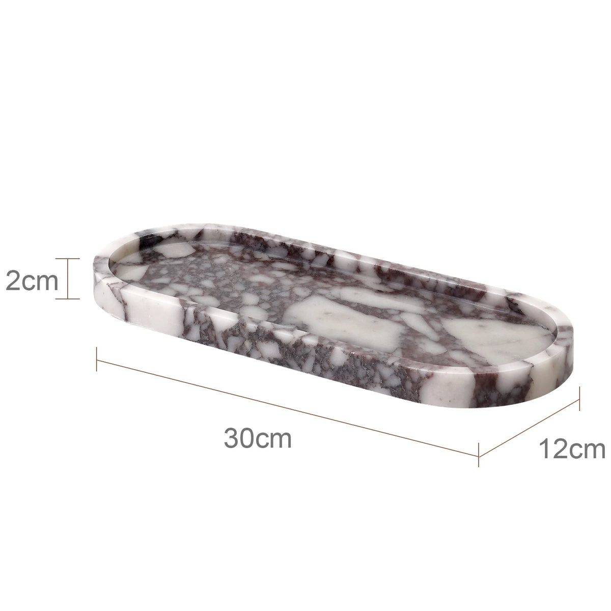 Viola Marble Bathroom Collection | Purple-Veined Natural Marble Accessories