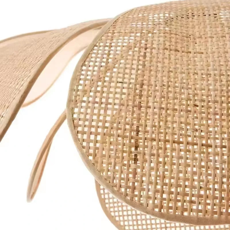 Blossom Rattan Petal Pendant | Woven Flower Shade Ceiling Light