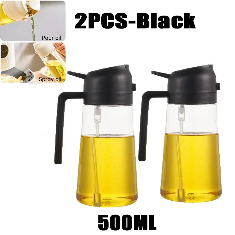 Sizzle 2-in-1 Oil Sprayer | Spray Bottle & Brush for Air Fryers