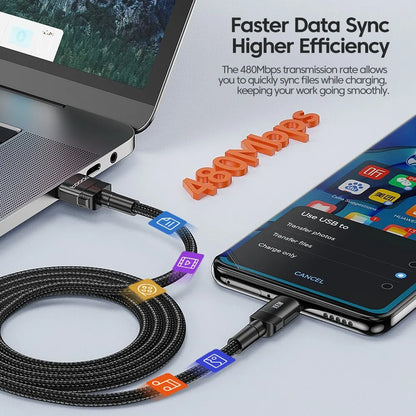 Rapid Braid Charging Cable | USB-C Fast Charge Cord, up to 3m