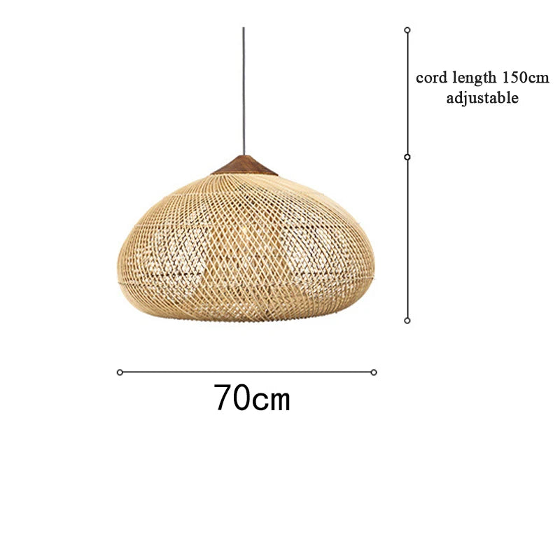 Nest Rattan Pendant Light | Handwoven Wicker Lamp Shade