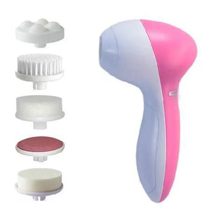 Bloom Facial Brush | 5-in-1 Battery Face Cleansing Brush