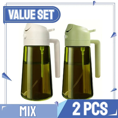 Sizzle 2-in-1 Oil Sprayer | Spray Bottle & Brush for Air Fryers