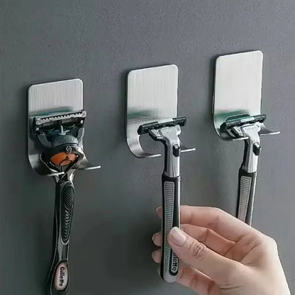 Hang Tidy Razor Holder | Adhesive Shaver Hooks, 2 Pack
