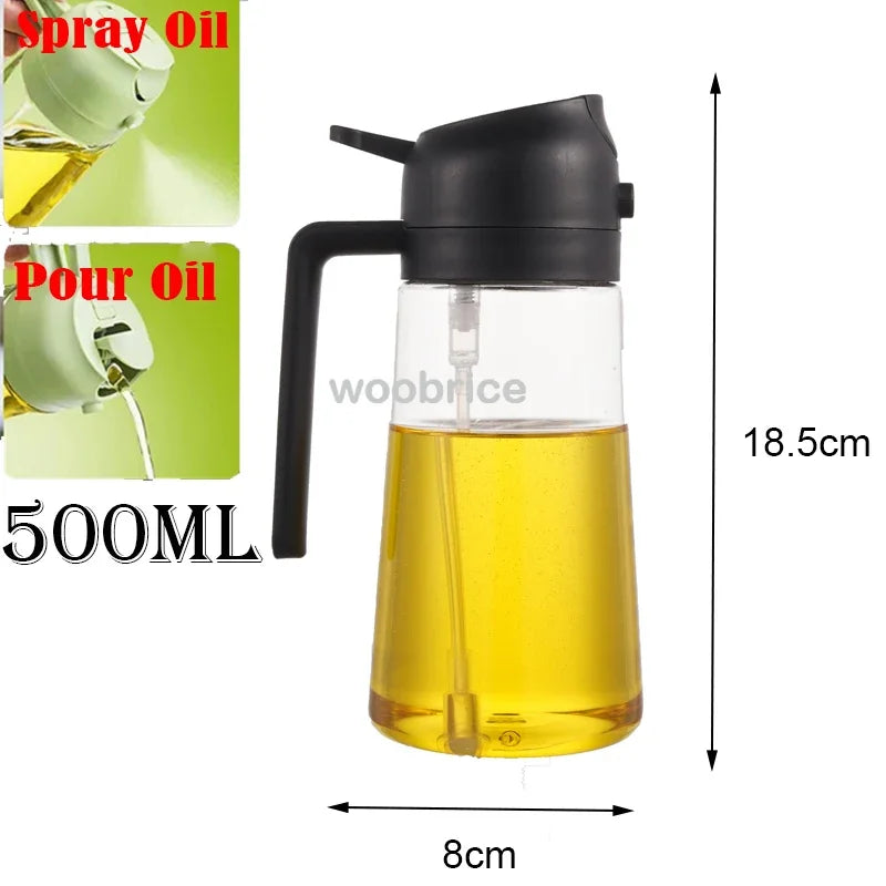 Sizzle 2-in-1 Oil Sprayer | Spray Bottle & Brush for Air Fryers