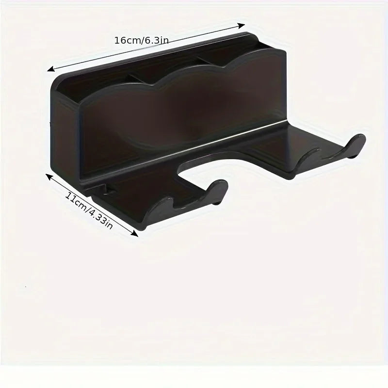 DryDock Hair Dryer Holder | No-Drill Wall-Mounted Bracket