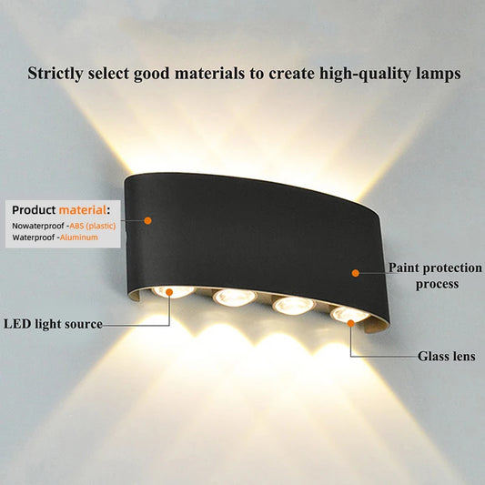 Halo Up & Down Wall Sconce | Modern LED Wall Light
