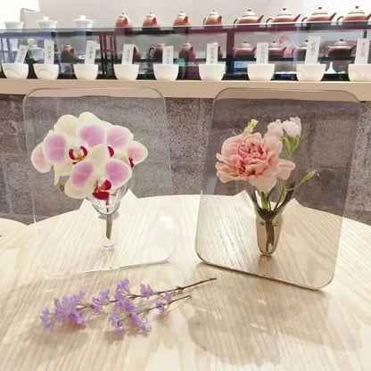 Gallery Frame Vase | Clear Acrylic Modern Art Vase