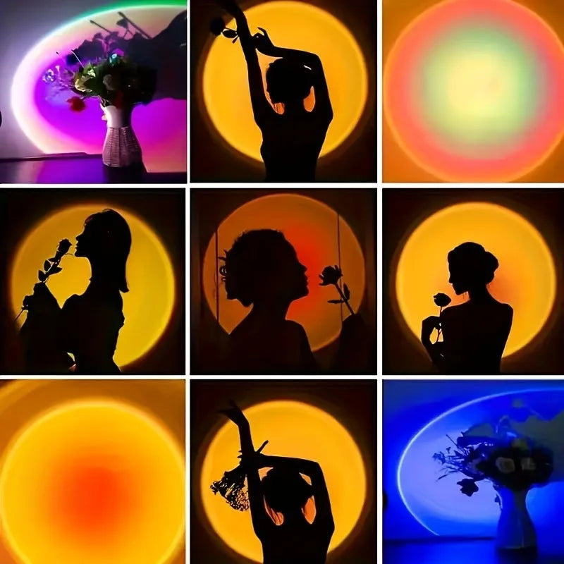 Golden Hour Sunset Lamp | 16-Colour Projection Light