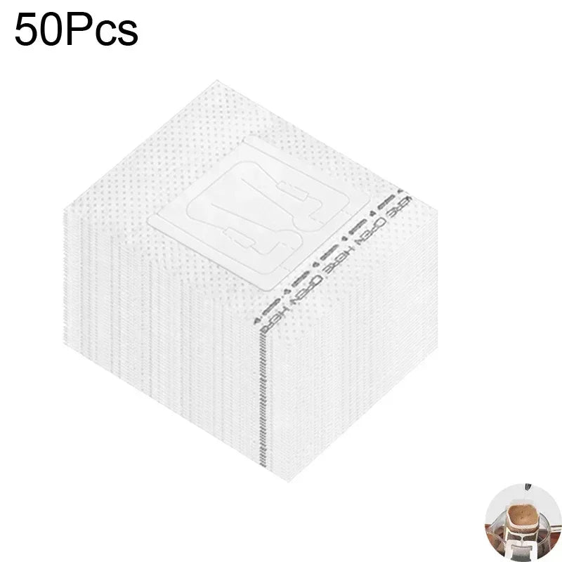 DripMate Coffee Filter Bags | Pour-Over Pouches, 50 or 100 Pack