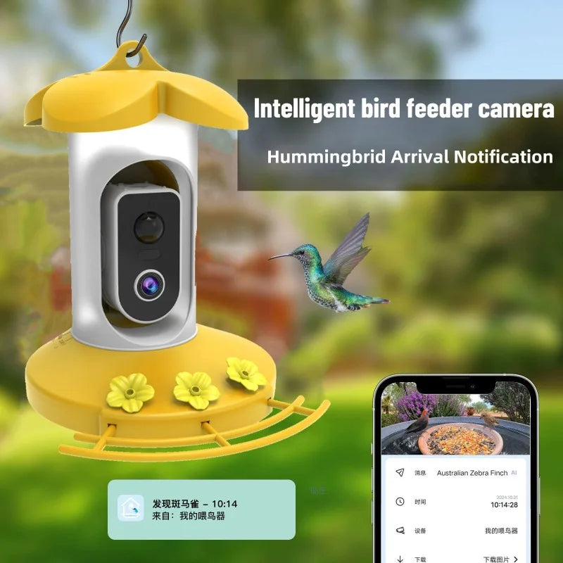 FeatherCam Solar Bird Feeder Camera | 2K WiFi Smart Bird Feeder