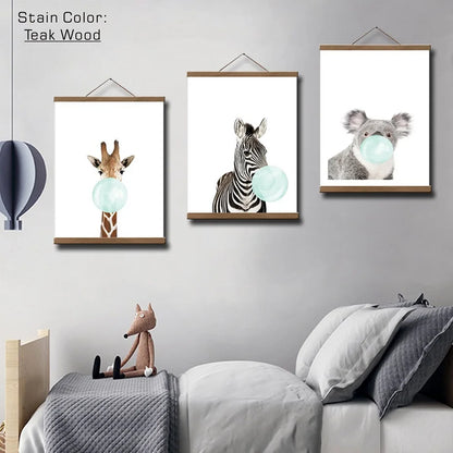 Timber Hang Magnetic Frame | Wooden Poster Hanger