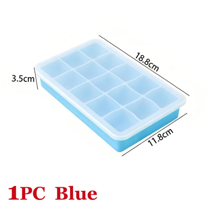 Polar Cube Ice Tray | 15-Cavity Silicone Mould with Lid