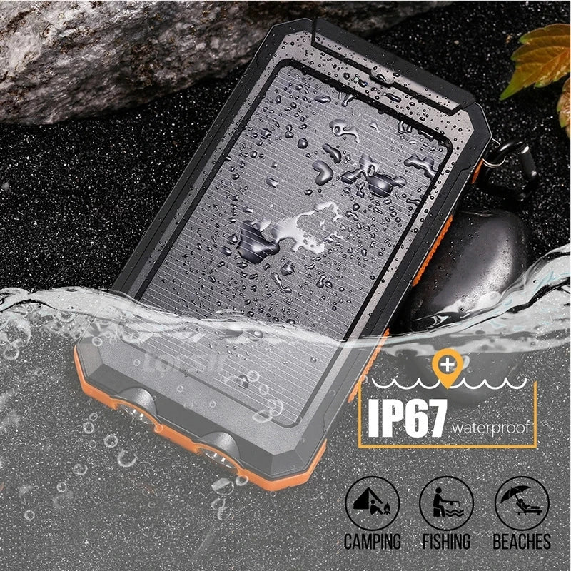 SunVault Solar Power Bank | High Capacity with LED Light