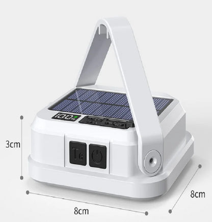Sunrise Solar Camp Lamp | Rechargeable Hanging Work Light