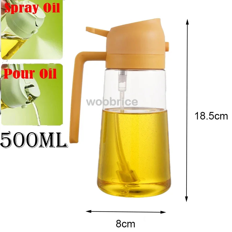 Sizzle 2-in-1 Oil Sprayer | Spray Bottle & Brush for Air Fryers