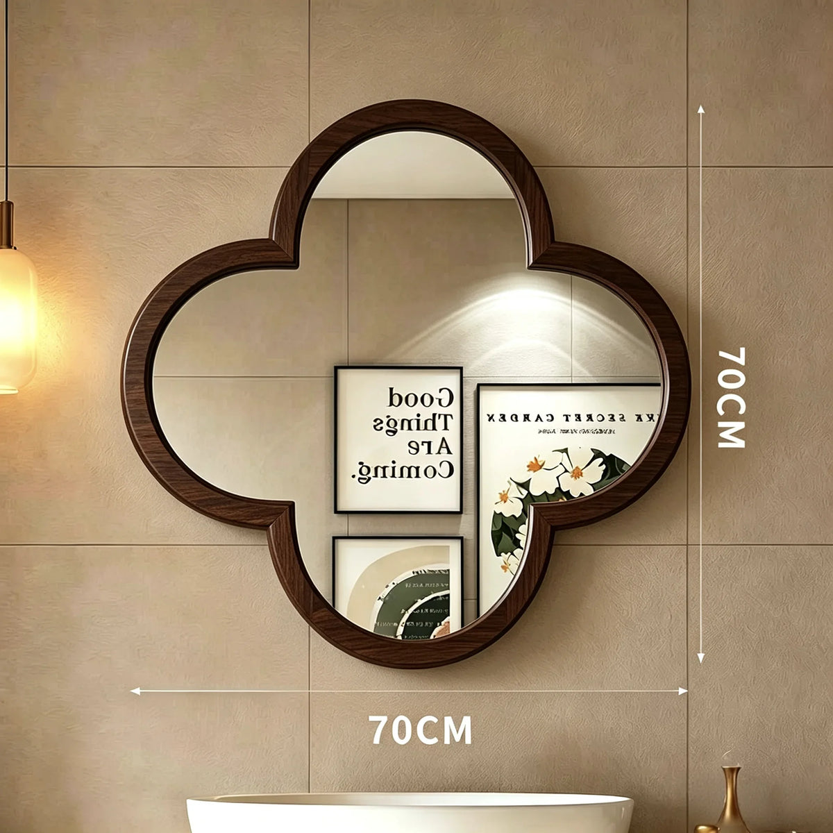 Ripple LED Wall Mirror | Wavy Asymmetric Backlit Mirror