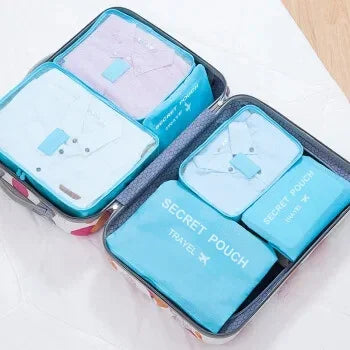 PackNest Travel Cubes | Waterproof Packing Bags, 6-Piece Set