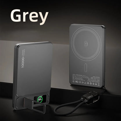 AlloyCharge Magnetic Power Bank | Digital Display, 20W