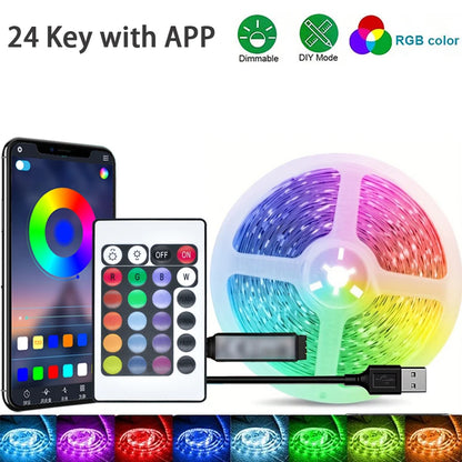 Lagoon RGB Strip Lights | App & Remote LED Tape, 1 to 40m