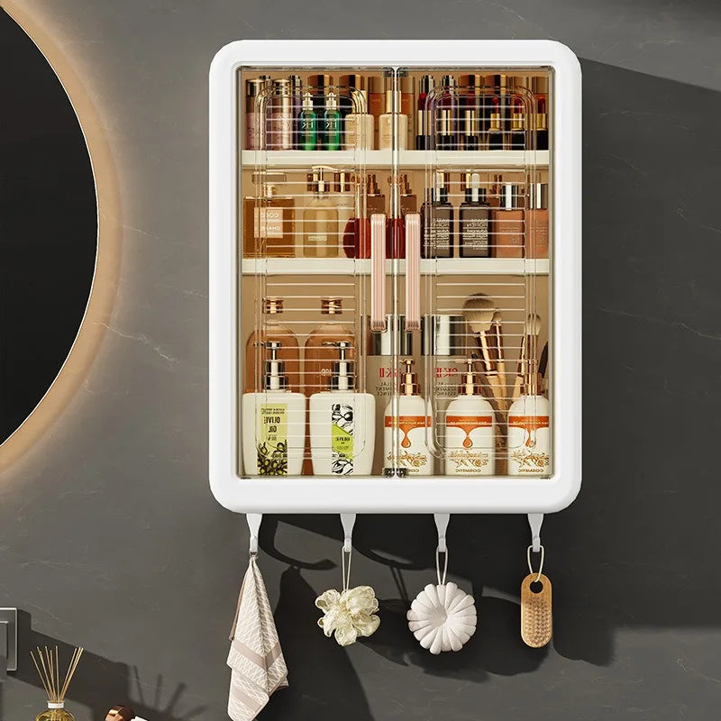 Vanity Haven Wall Bathroom Cabinet | No-Drill Magnetic Door Storage