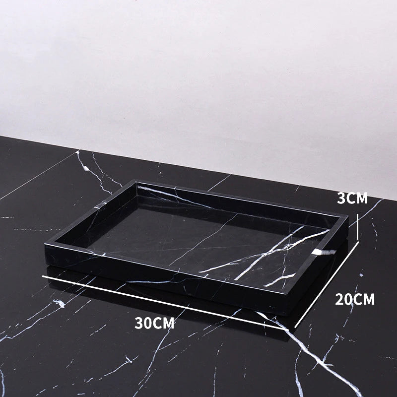 Nero Marble Bathroom Collection | Black Natural Marble Vanity Accessories