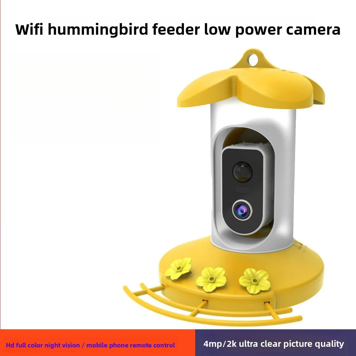 FeatherCam Solar Bird Feeder Camera | 2K WiFi Smart Bird Feeder