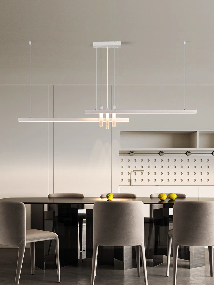 Linea Linear LED Pendant | Long Minimalist Kitchen Island Light