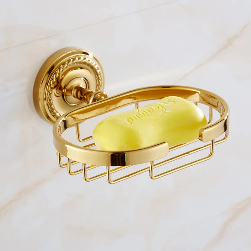 Regency Gold Bathroom Hardware | Polished Brass Towel Rails & Accessories