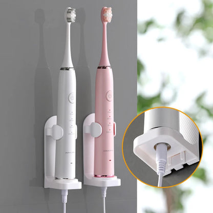 BrushDock Toothbrush Holder | Wall-Mount Electric Brush Stand