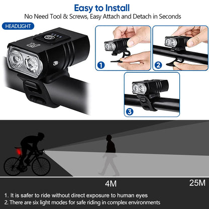 Trailblaze Bike Headlight | USB-C Rechargeable LED Front Light