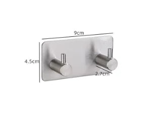 Steel Line Adhesive Hooks | Rustproof Towel & Robe Rail