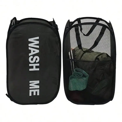 PopGo Mesh Laundry Hamper | Collapsible Breathable Basket