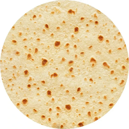 Tortilla Snuggle Blanket | Round Flannel Novelty Throw