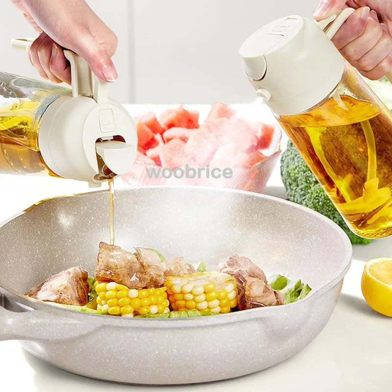 Sizzle 2-in-1 Oil Sprayer | Spray Bottle & Brush for Air Fryers