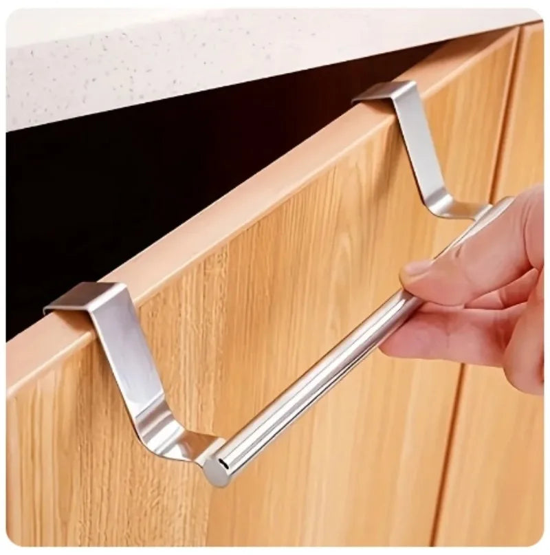 DoorHang Towel Bar | Over-Door Stainless Steel Rail