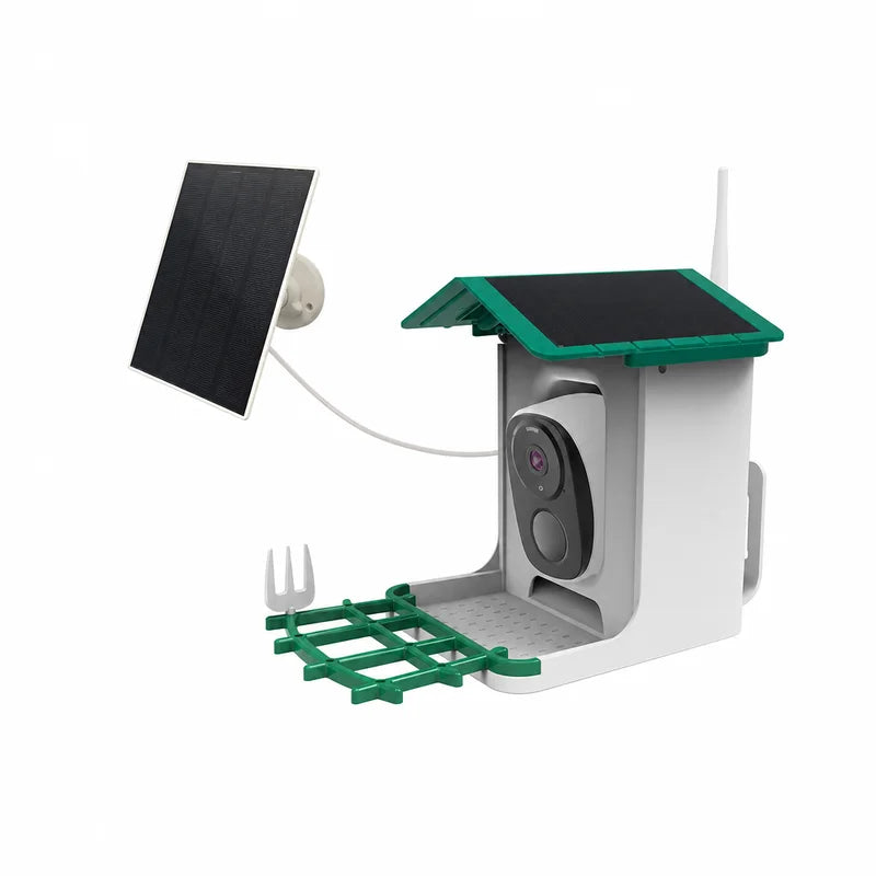 BirdView Solar Feeder Camera | Smart Bird Feeder with Two-Way Audio