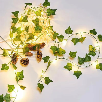 Ivy Trail Fairy Lights | Artificial Vine LED String, 2m