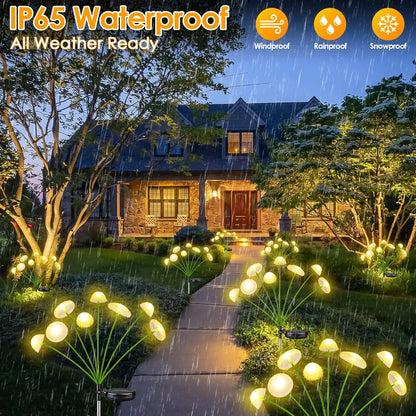 Mushroom Glow Solar Lights | Jellyfish Garden Stakes
