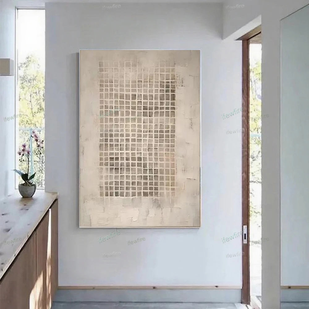 Atelier Abstract Canvas Art | Hand-Painted Textured Wall Painting