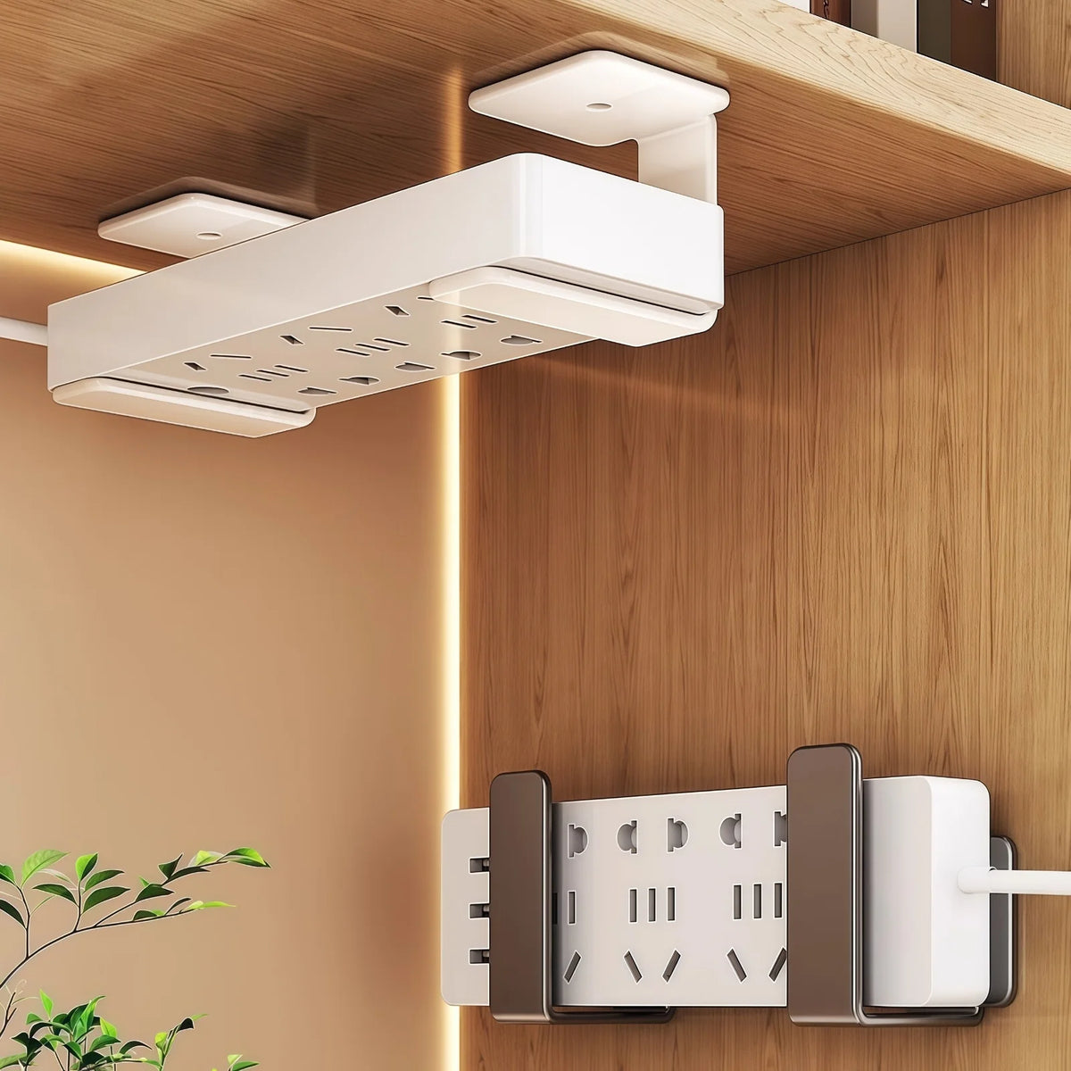 Wall-Mounted Router and Media Device Holder